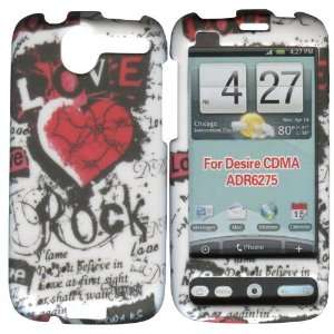 Rock & Love HTC Desire (6275), CDMA G7 UK A8181 Case Cover Phone Hard 