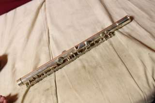 Yamaha YFL 461H Solid Silver Flute Offset G B Foot WOW!  