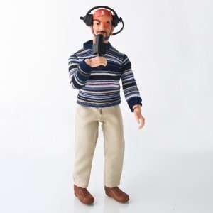  Wrestling Commentator Action Figure With Microphone 