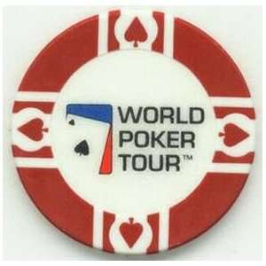  World Poker Tour WPT Red Collectible Poker Chip Sports 