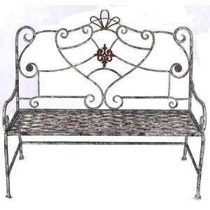  Pinnacle Strategies H91601K Decorative Garden Bench Patio 