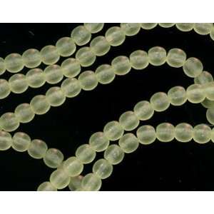  Jonquil Matte 4mm Glass Round Beads Arts, Crafts & Sewing