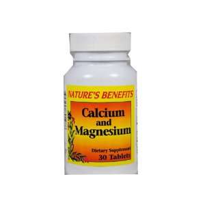  Calcium Magnesium Vitamin Dietary Supplement 30 Tablets 