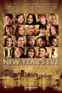 NEW YEARS EVE MOVIE POSTER 2 Sided ORIGINAL ROLLED 27x40  