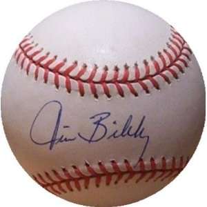  Jim Bibby Signed Baseball: Sports & Outdoors