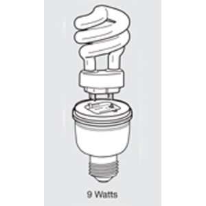  TCP 16009L 9W Two Piece Springlamp Compact Fluorescent 