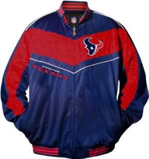   Mtc Marketing NFL Mens Houston Texans Lateral Track Jacket: Clothing