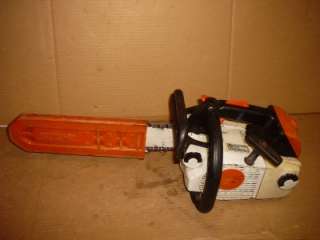 STIHL MS 200T MS200 T CHAINSAW CHAIN SAW. IN GOOD SHAPE RUNS BUT 