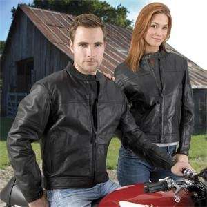River Road Laredo Leather Jacket   40/Black