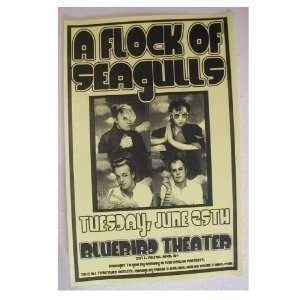  Flock of Seagulls Handbill Poster A Band Shot Everything 