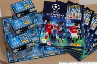 Panini UEFA CHAMPIONS LEAGUE 2009/2010 09/10 – 30 x DISPLAY BOX + 5 