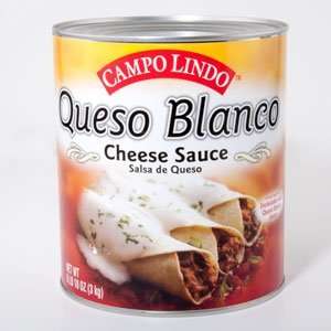   Lindo 31789 Queso Blanco Mild White Cheese Sauce 3   #10 Cans / CS