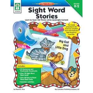  6 Pack CARSON DELLOSA SIGHT WORD STORIES GR K 2 