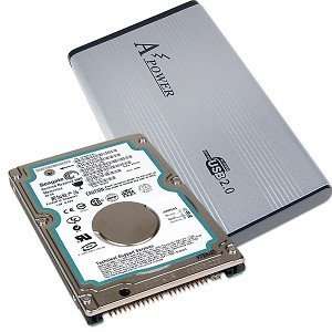  40GB 2.5 USB 2.0 External Aluminum Case Enclosure Kit 