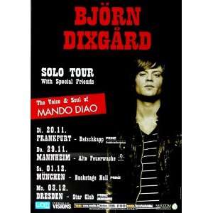  Björn Dixgard   Solo 2007   CONCERT   POSTER from GERMANY 