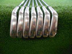 SRIXON Z TX FORGED 4 PW IRONS DYNAMIC GOLD STEEL STIFF GOOD CONDITION 