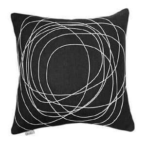  Bholu Nimboo Pillow Charcoal/Cream: Home & Kitchen