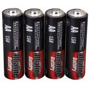   Power Systems 4 Piece AA Alkaline Batteries: Health & Personal Care