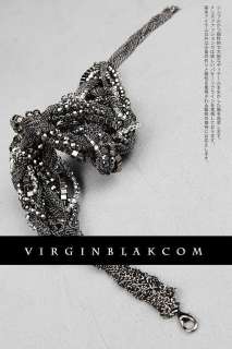 vb HOMME Mens Twisted Multi Chain Metal Necklace 1TE  