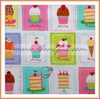 BOOAK Fabric Birthday Party Cupcake *CAKE Fancy Applique Nancy 