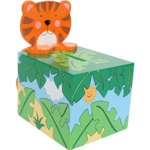  Wooden Tiger Money Box: Toys & Games