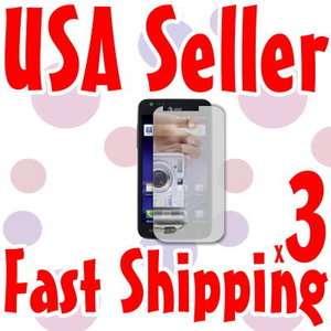 3x Mirror LCD Screen Protector for AT&T Samsung Galaxy S II 2 