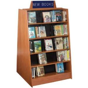 Bookstore Shelving   Wood   Stained Veneer Back   Double Faced   Adder 
