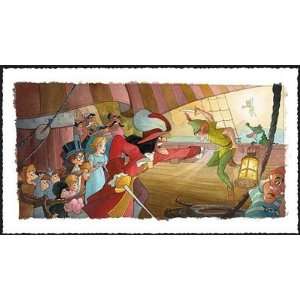   Blast You, Pan!   Disney Fine Art Giclee by Toby Bluth: Home & Kitchen