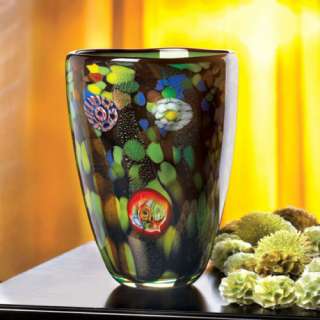 New Colorful Glass Vase Asian fire Decorative glass Home Art Decor 