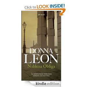Nobleza obliga (Spanish Edition) Leon Donna  Kindle Store