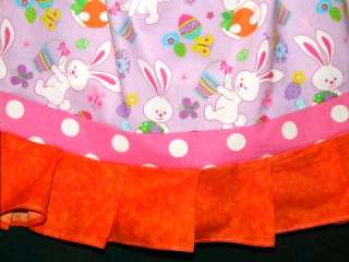 Easter Bunny Dress 4T 5T So CUTE Custom Made & Matching Daisy 