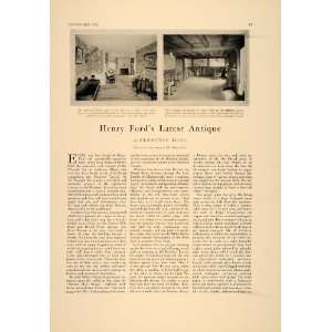   Botsford Tavern Landmark Tree   Original Print Article