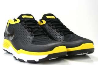 NIKE FREE XILLA TR TRAINER LAF BLACK YELLOW LIVESTRONG LIVE STRONG Sz 