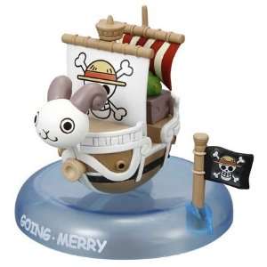  One Piece Wobbling Pirates Going Merry Ship PVC Figure 