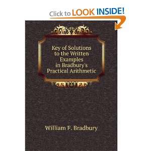   in Bradburys Practical Arithmetic William F. Bradbury Books