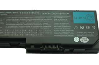   Battery for Toshiba Pabas100 Satellite X200 P200 P205 PA3536U 1B
