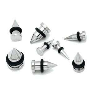  Stainless Steel Nail Ear Gauges: Jewelry