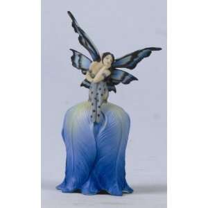   Brown Collectible Figurine   Statue Wistful Fairy Bell