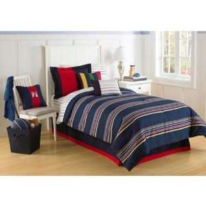  Nautica Brendon Twin Comforter Set (Comforter, Sham and 