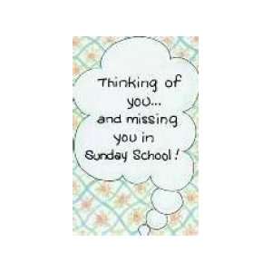  Postcards Absentee Thinking Of You (Package of 25 