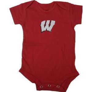    Wisconsin Badgers Team Color Baby Creeper: Sports & Outdoors