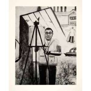 1953 Lithograph John Myers Abstract Artist Easel Painter AEA Dance New 