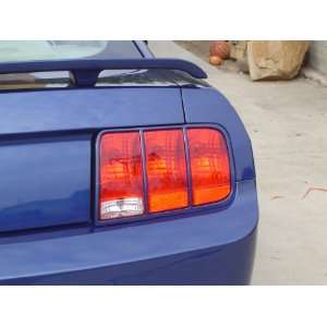   08 09 Ford Mustang Painted Taillight Bezels Satin Silver Paint Code TL
