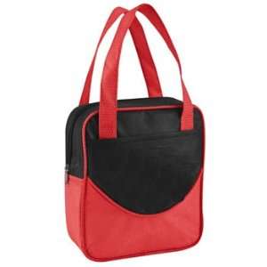  Nonwoven Mini dot Lunch Bag   Red: Office Products