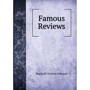  Famous Reviews Reginald Brimley Johnson Books