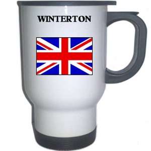  UK/England   WINTERTON White Stainless Steel Mug 