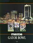1989 Gator Bowl Program West Virginia 7 Clemson 27