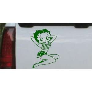  Betty Boop Arms Up Cartoons Car Window Wall Laptop Decal 
