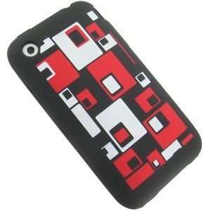   3G/3GS Laser Silicone Case (Black/White/Red Windows): Everything Else