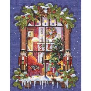  Christmas Window, Cross Stitch from Janlynn: Arts, Crafts 